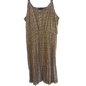 SHEIN Floral V-Neck Smocked Waist Spaghetti Strap Dress